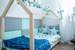 Children's Bed, House Montessori Bed 100 X 200 cm - thumbnail 1