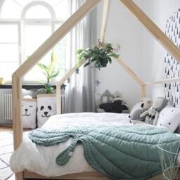 Children's Bed, House Montessori Bed 100 X 200 cm - thumbnail 4