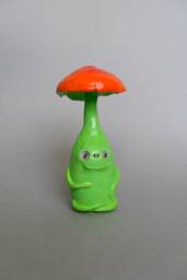 Polymer Clay Mushroom Figurine, Spooky Halloween Decor - thumbnail 1