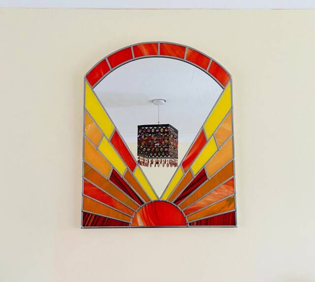 Art Deco Sunburst Mirror - image 1