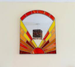 Art Deco Sunburst Mirror - thumbnail 1