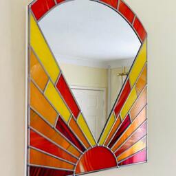 Art Deco Sunburst Mirror - thumbnail 4