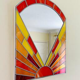 Art Deco Sunburst Mirror - thumbnail 2