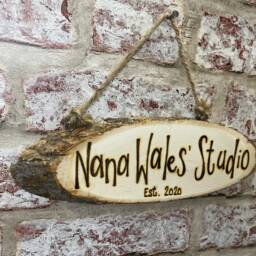 Grandad/Nan Personalised Rustic Wooden Plaque/Sign Gift - Custom Shed Workshop Garage Caravan Plaques - thumbnail 2