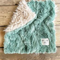 T-Rex Pillow & Lovey Set With Faux Fur For Dinosaur Nursery Decor - thumbnail 2