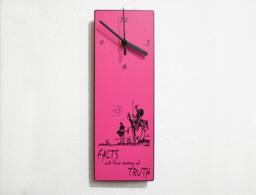 Don Quixote Quote - Facts Are The Enemy Of Truth Wall Clock - thumbnail 1