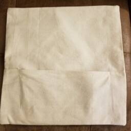 "Silk Embroidery Throw Cushion Cover - Camel 16""x16" - thumbnail 4