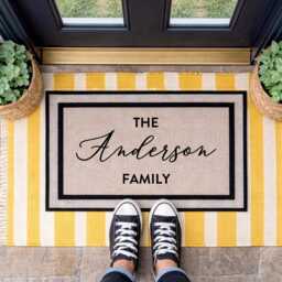 Personalised Custom Text Doormat - Welcome Mat Unique Home Gift Door Housewarming - thumbnail 3