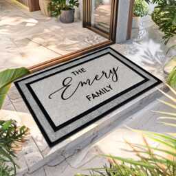 Personalised Custom Text Doormat - Welcome Mat Unique Home Gift Door Housewarming - thumbnail 2