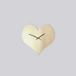 Pure Brass Heart Wall Clock - thumbnail 2