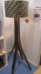 Whisky Barrel Standing Lamp - thumbnail 1