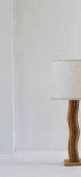 Rattan Modern Wave Lamp