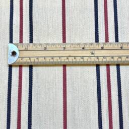 1210. Black & Red Stripes, Handmade 100% Cotton Cushion Cover Various Sizes - thumbnail 3