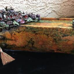 "One Of A Kind Wine Box For The Connoisseur Titled, ""O Sole Mio, " - thumbnail 3