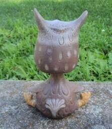Owl Bobble Head - Wise Ceramic Hoot Teacher Gift Gifts Under 20 Spotted Decor Bird - thumbnail 3