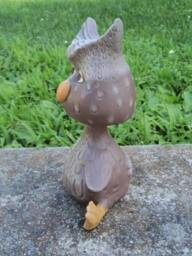 Owl Bobble Head - Wise Ceramic Hoot Teacher Gift Gifts Under 20 Spotted Decor Bird - thumbnail 2