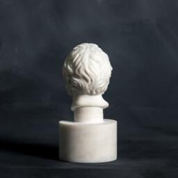 Marble Bust Of Philosopher Socrates Carved Greek Marble Statue Figurine Artist Sculpture - thumbnail 3