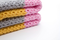 Crochet Baby Blanket, Soft Cotton Baby Girl Cotton Crochet Shower Gift, Infant Newborn Gift - thumbnail 1