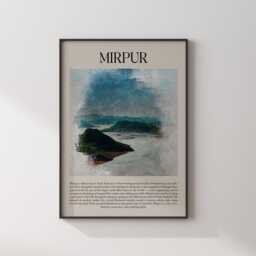 Mirpur Azad Kashmir Pakistan Travel Poster - Wall Art Gift - thumbnail 2