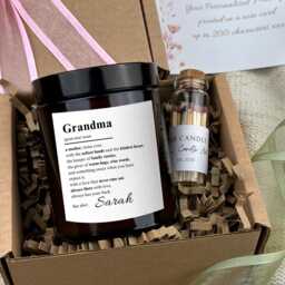Personalised Grandma Definition Candle Gift For Grandmother UK - thumbnail 3