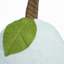 Plush Pear - Wool Fruit Cushion Colored Fruits Of Love Collection Caro & Zolie Children's - thumbnail 3