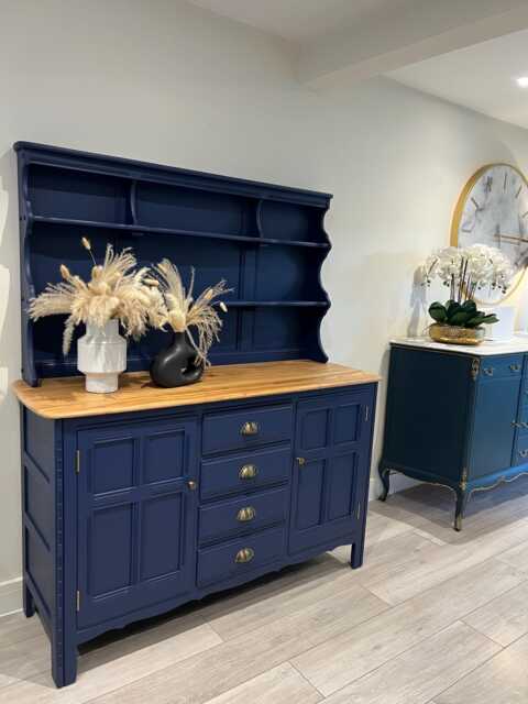 Ercol Dresser Mid-Century Modern Blue Cabinet, UK Crafted by Etsy |  uFurnish.com