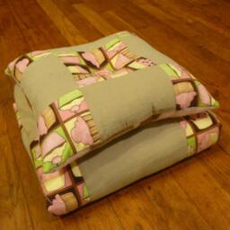 "40% Off Cupcake Themed Baby Quilt & Pillow Set, Crib Size, 36"" X 49" - thumbnail 2