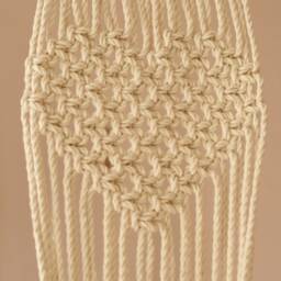 Macrame Plant Hanger/Heart Shape Love Happiness Houseplant Holder Hanging Plants - thumbnail 2