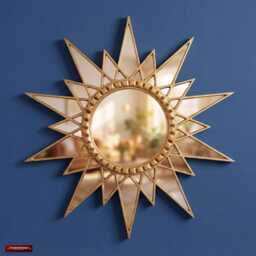 Peruvian Starburst Mirror 23.6 - thumbnail 1