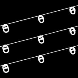 Wave Curtain Gliders - Ripple Fold Compatible With Silent Gliss Track 1080 4mm- Various Spacing 60mm & 80mm White Sold Per Meter - thumbnail 1