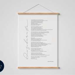 Desiderata Poem Print - Max Ehrmann Inspirational Poster Motivational Quote Wall Art Spiritual Philosophy Gift - thumbnail 2
