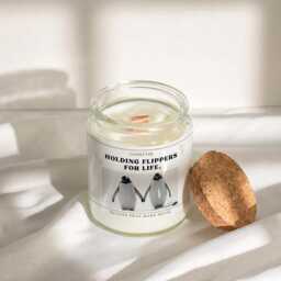 Anniversary Gifts Penguin Candle For Couples - thumbnail 3