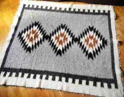 Wool Rug/Nursery Decor/Home Decor/Scandinavian Rug/Swedish Rug/Hooked Rugs/Hand Hooked Rug/Mom Gift/Carpet/Rug/Area Rug - thumbnail 1