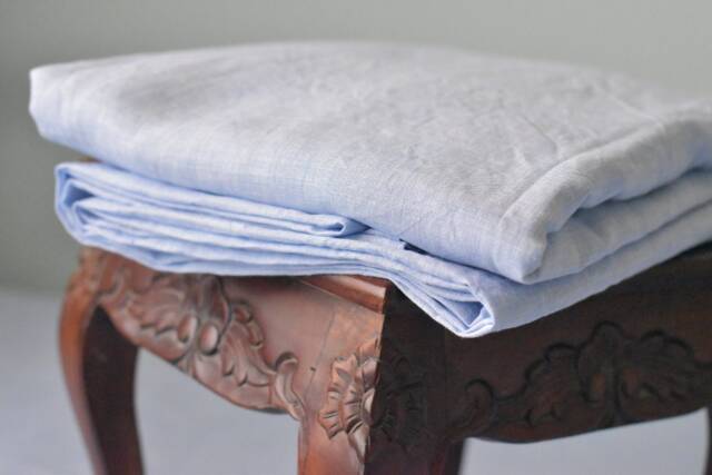 Sale /Linen Flat Sheet Sheets/ Bedding Linen /Flax /Shabby Chic /Bed /Birthday Gift /Farmhouse - image 1