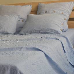 Sale /Linen Flat Sheet Sheets/ Bedding Linen /Flax /Shabby Chic /Bed /Birthday Gift /Farmhouse - thumbnail 3