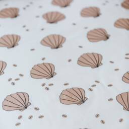 Seashells Flower Baby Girl Boy Bedding, Shower Gift, Nursery Fitted Crib Sheet For & Toddler - thumbnail 3