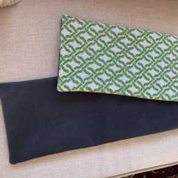 Piano Keyboard Cover/Digital Or Acoustic/Upholstery Fabric/Off-White Green/Lined With Thick Black Canvas/Music Room/Pianist Gift - thumbnail 4