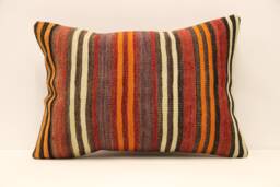 Throw Lumbar Kilim Pillow 14x20 in - 35x50 cm Boho Pillowcover Kilim Cushion Cover Tribal Pillow 4Bef-450