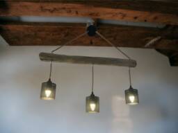 Driftwood Branch Chandelier, Coastal Ceiling Light - thumbnail 1
