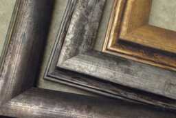 Modern Metalic Distressed Finish Picture Frame 45mm Wide Silver Bronze , Gunmetal Gold Colours - thumbnail 1