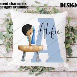 Gymastics Cushion, Pillow, Gymnastics, Gymnastics Gift, Boys Male For Him, Gymnast - thumbnail 2