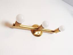 Modern Brass Wall Sconce - Minimalist Light Vanity Bathroom Hallway Kitchen Bedroom Dining Room Ul Listed