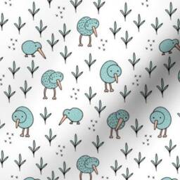 Organic Kiwi Bird Toddler & Nursery Bedding, Minky Blanket, Fitted Sheet, Aussie, Australian Animals, Neutral, Crib Sheets - thumbnail 3