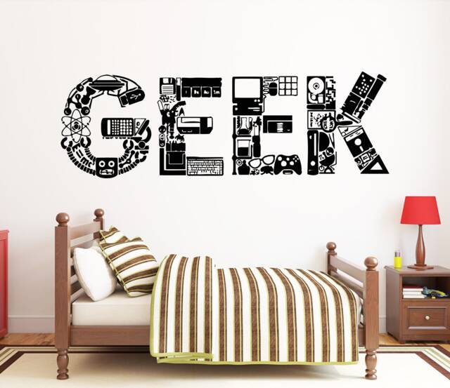 Geek Wall Decal Video Game Room Decor Vg044 - image 1