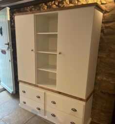 Edison Larder, Kitchen Dresser, Storage Cupboard, Display Unit - Custom Colour Choice - thumbnail 1
