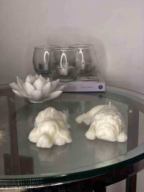 Dog Candle - Dachshund Bulldog Soy Wax Homeware Home Accessories Fashion New Pet Gift Quirky Candles - image 1
