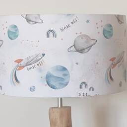 Lampshade Or Pendant Light With A Rocket, Planet, Rainbow, Constellation Motif Ceiling Light/Chandelier Christmas/Birthday Gift Idea For Baby's - thumbnail 2