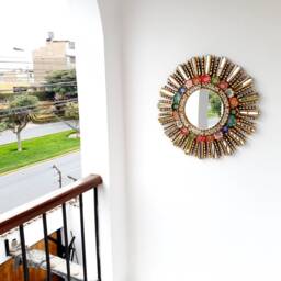 "Peruvian Mirrors ""Mountain Of 7 Colors 50cm" - thumbnail 3