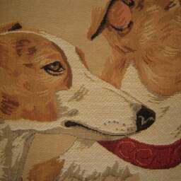 Greyhound Heads Tapestry Cushion Cover Sham - thumbnail 2