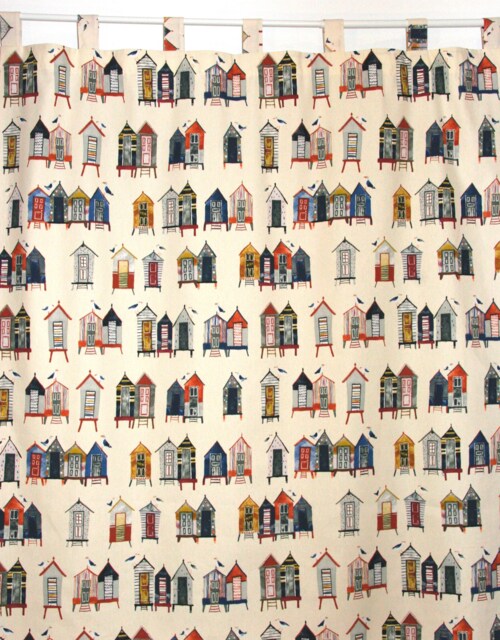 Beach House Curtains, Custom Length 140 cm - 310